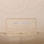 Sequin Mesh Quilted 224 Reissue Flap White Black - Image 6
