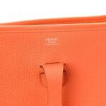 Taurillon Clemence Evelyne III PM Orange - Image 6