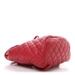 Lambskin Quilted Small Urban Spirit Backpack Dark Pink - Image 4