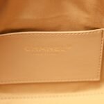 Suede Quilted Mini Chanel 25 Handbag Beige - Image 6