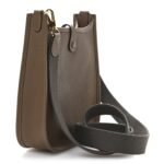 Taurillon Clemence Amazone Evelyne TPM Beige De Weimar Gris Etain - Image 3