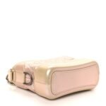 Iridescent Aged Calfskin Quilted Small Gabrielle Hobo Light Pink - Image 4