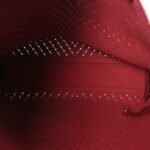 Perforated Grained Calfskin Large Shopping Tote Black - Image 5