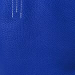 Taurillon Clemence Double Sens 36 Reversible Tote Graphite Bleu Electrique - Image 10