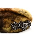 Rabbit Fur Chain Flap Brown - Image 10