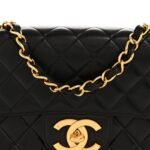 Lambskin Quilted Jumbo Single Flap Black - Image 9