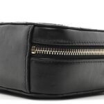 Lambskin Quilted CC Pearl Crush Camera Case Black - Image 11