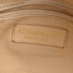 Lambskin Quilted Cloudy Bundle North South Tote Beige - Image 6