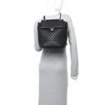 Lambskin Quilted Large Urban Spirit Backpack Black - Image 2