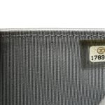 Metallic Aged Calfskin Stitched Reissue Compact Wallet  Silver - Image 7