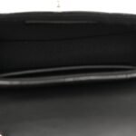 Patent Calfskin Quilted Mini Clutch Black - Image 5