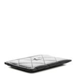 Lambskin Quilted Card Holder Black - Image 4
