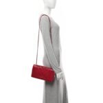 Sheepskin Chevron Quilted Vintage Mademoiselle Flap Pink - Image 2