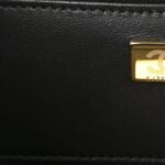 Lambskin Quilted Coco Click Bag Black - Image 7