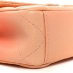 Shaded Caviar Quilted My Everything Small Flap Orange Light Orange - Image 9