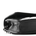 Lambskin Quilted Boy Wallet On Chain WOC Black - Image 10