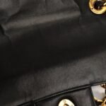 Lambskin Quilted Jumbo Single Flap Black - Image 13