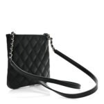Lambskin Quilted Uniform Crossbody Bag Black - Image 3