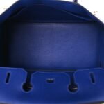 Epsom Birkin 35 Bleu Electrique - Image 5