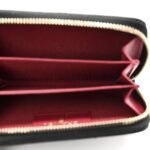 Lambskin Quilted Chanel 19 Zip Around Coin Purse Wallet Black - Image 5